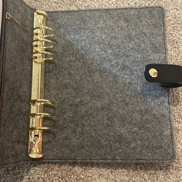 Kikki K planner felt grey and black - Picture 6 of 7